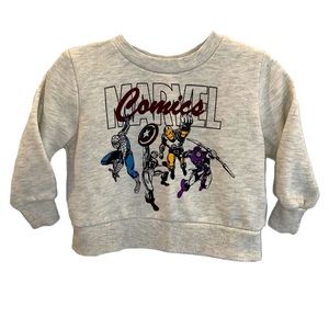 Marvel Crew Sweatshirt 12 Months Gray